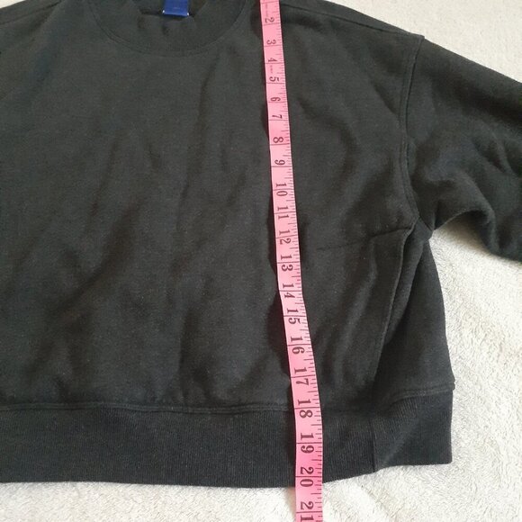 Kit and Ace Women's Size S Dark Heather Gray Pacific Coast Pullover Sweatshirt - Picture 12 of 12